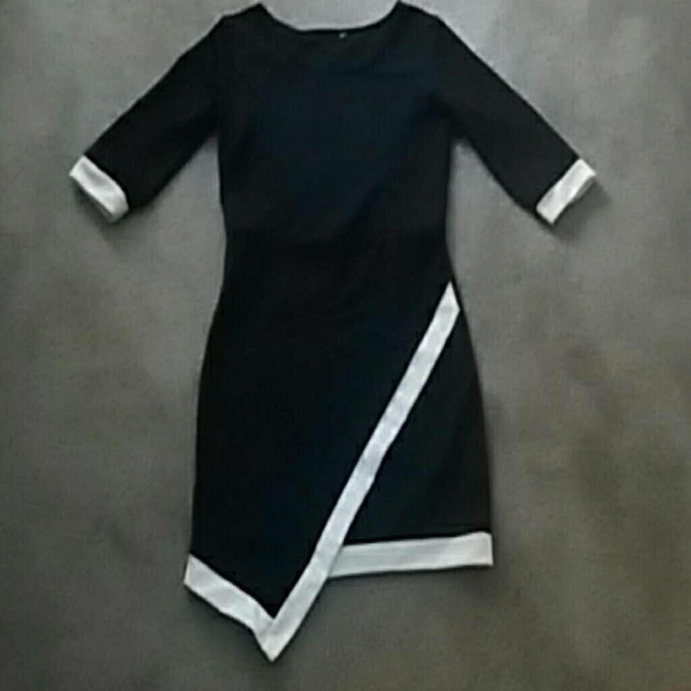 Black $ white short dress